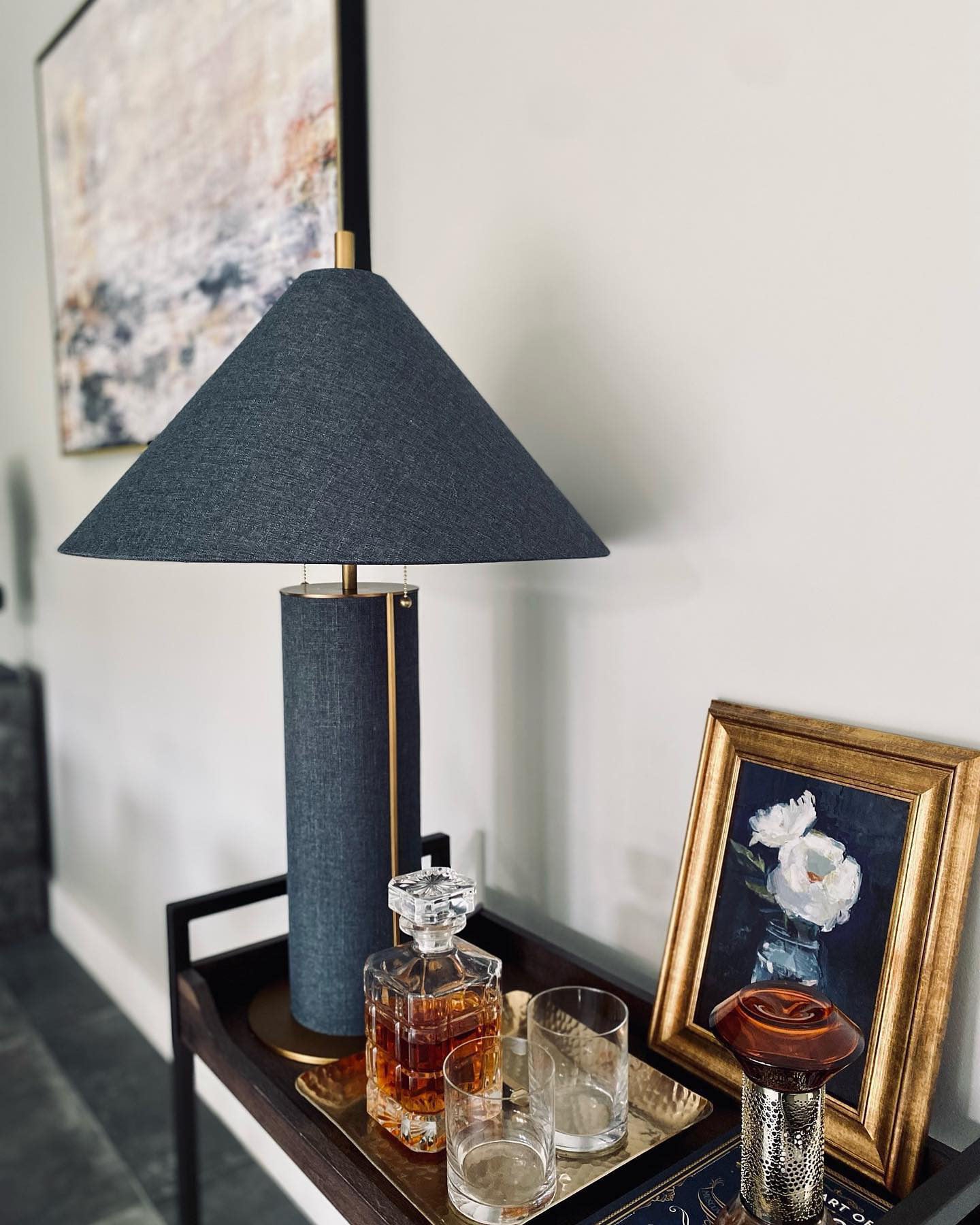 Nara Indigo Table Lamp