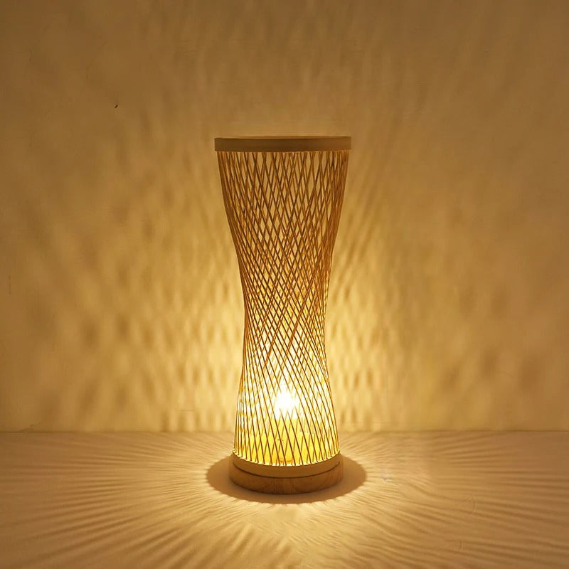 Kigumi Hand-Knitted Bamboo Table Lamp