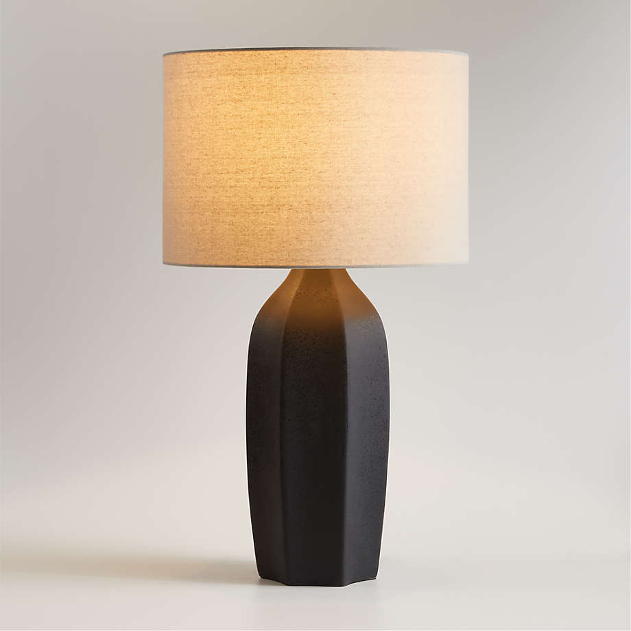 Svartvase Black Ceramic Table Lamp - 29.5