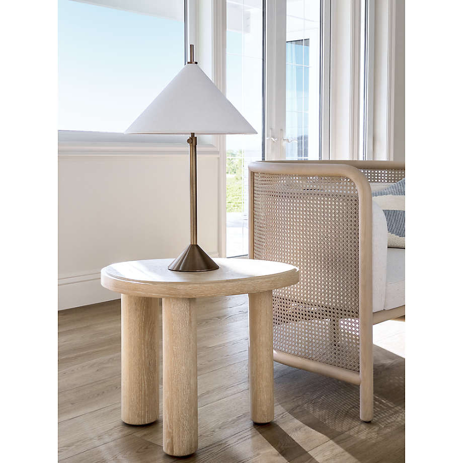 Kagura Black Telescoping Table Lamp