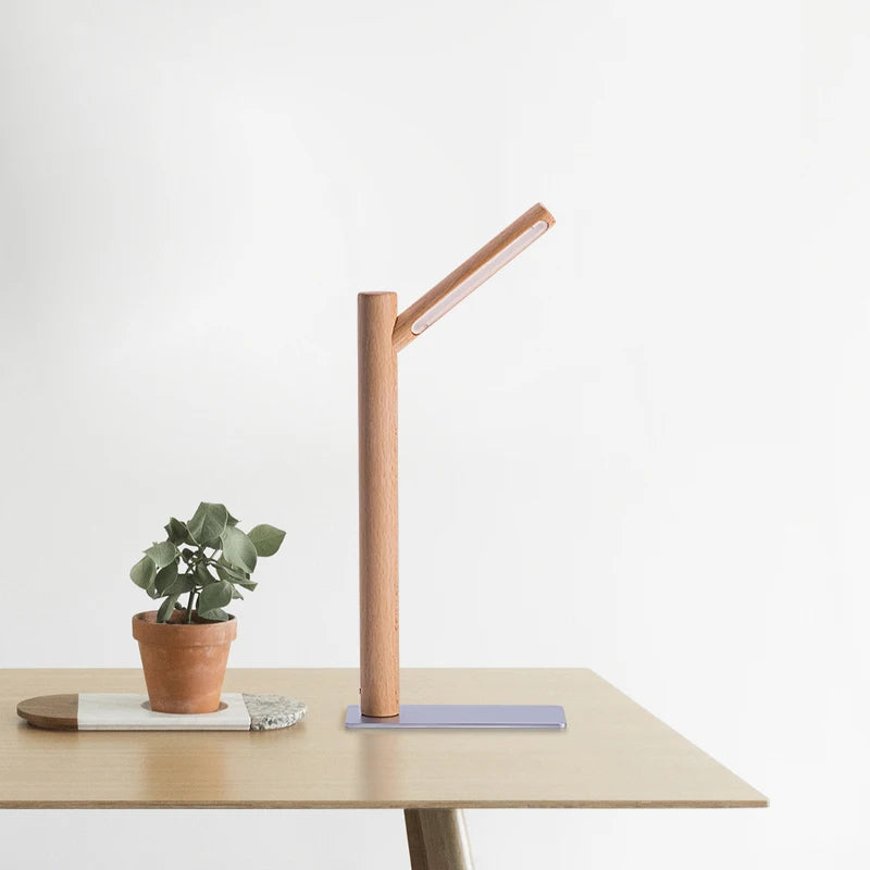 Wood Branch LED Desk Lamp