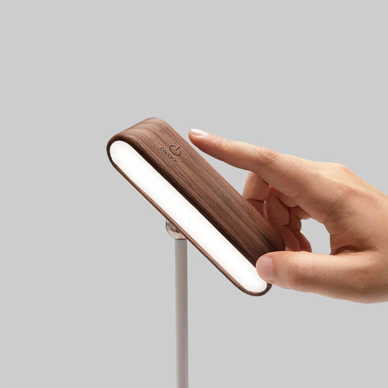 Magnetic Wooden 360° Portable Lamp