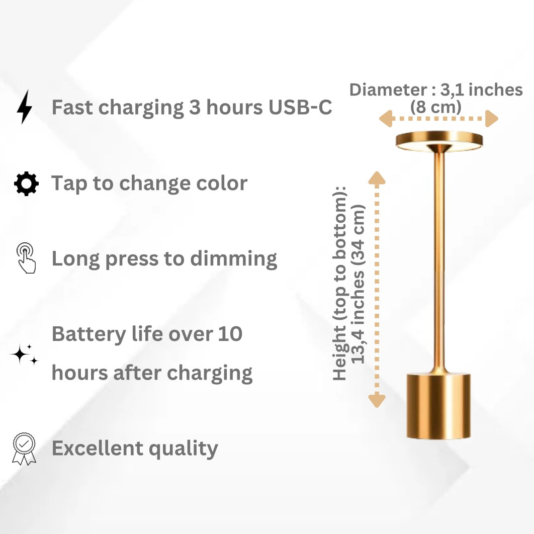 Oslo Modern Touch Table Lamp