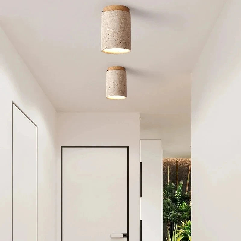 Ishi Nordic Stone LED Ceiling Light