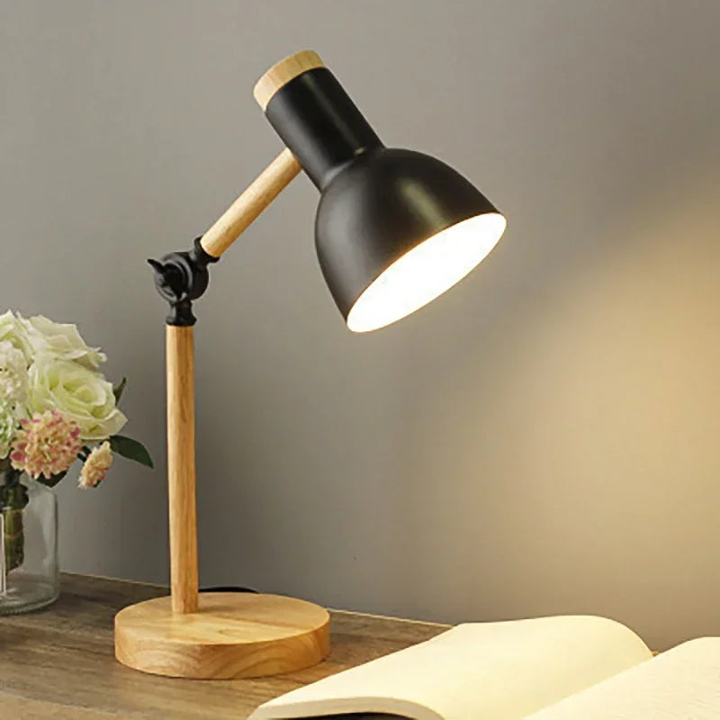 Kanna Nordic Wooden LED Desk Lamp