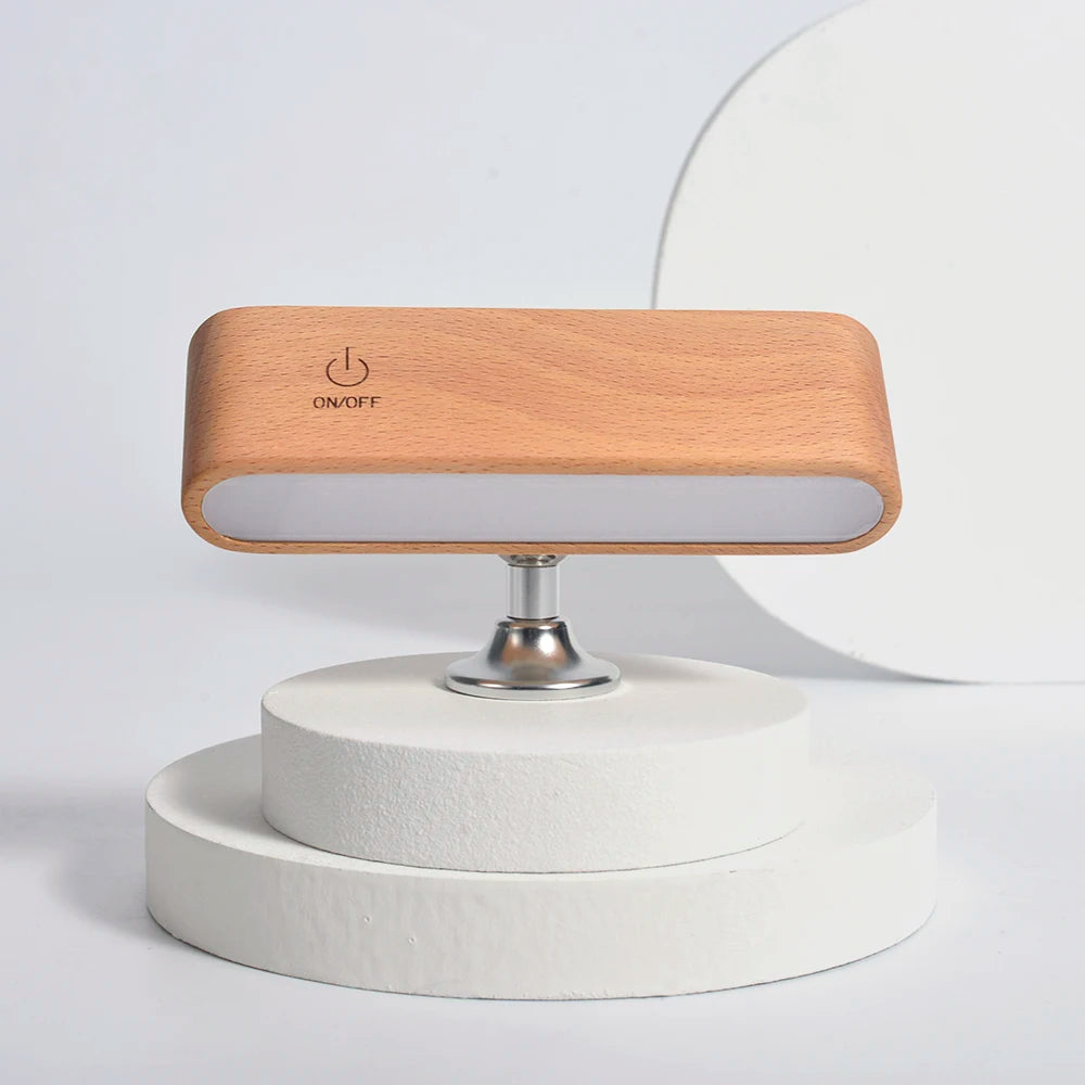 Magnetic Wooden 360° Portable Lamp