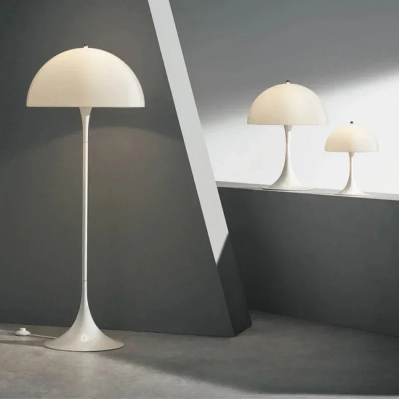 Modern White Mushroom Floor Lamp