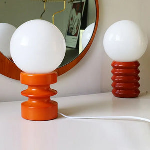 Murano  Nordic LED Wood Glass Lamp
