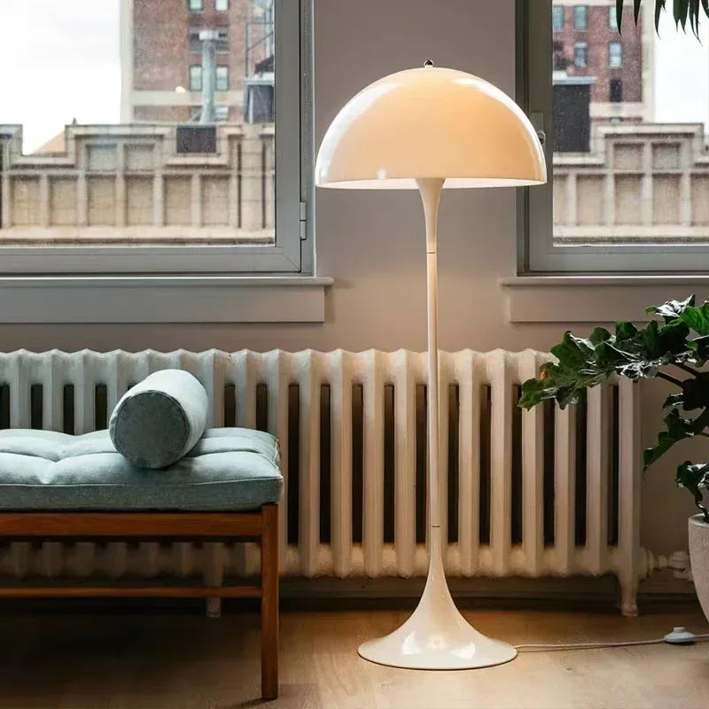 Modern White Mushroom Floor Lamp