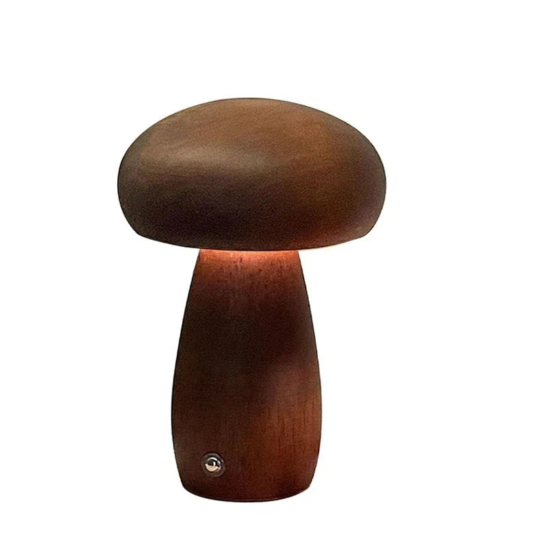 Chihiro Wooden Mushroom Table Lamp