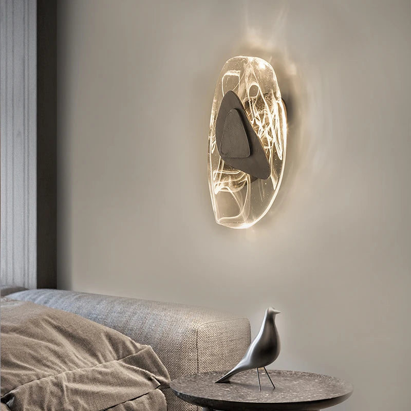 Hana Crystal LED Wall Lamp Sconce