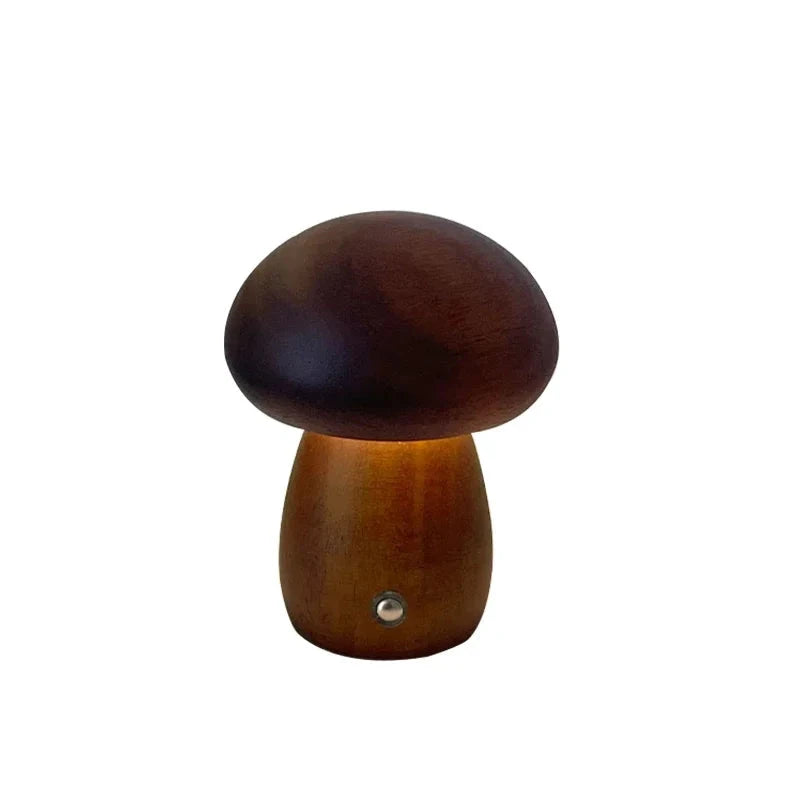 Chihiro Wooden Mushroom Table Lamp