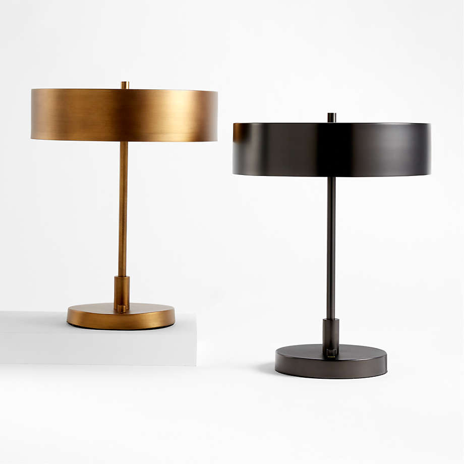 Strömstad Brass Table Lamp with USB Port