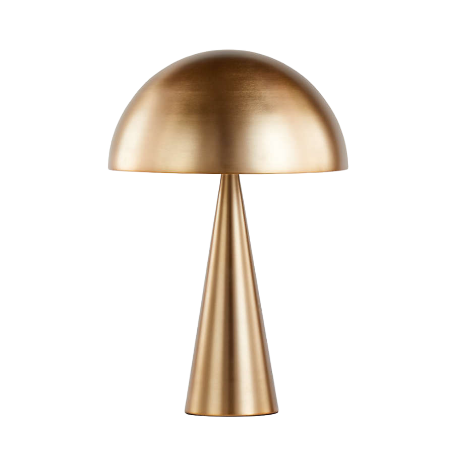 Freja Brass Mushroom Table Lamp