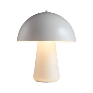 Signe White Mushroom Metal Table Lamp - 21.8